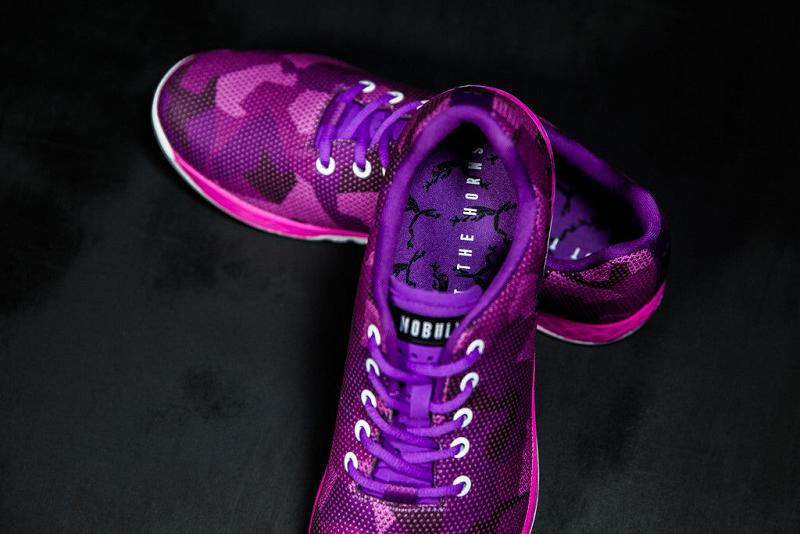 Purple Nobull Camo Women's Trainers | CA F1856D